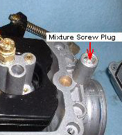 Where is the Pilot screw adjustment?